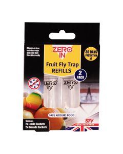 Zero In Fruit Fly Trap Refill - Twinpack