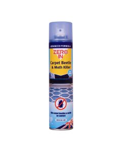 Zero In Carpet Beetle & Moth Killer Aerolsol - 300ml