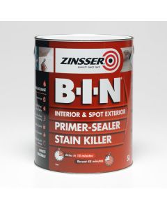 Zinsser BIN Primer & Sealer & Stain Killer - White 2.5L