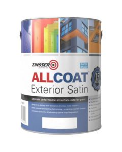 Zinsser Allcoat Exterior Satin - White 2.5L