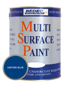 BEDEC MSP Multi Surface Paint (Soft Satin) Oxford Blue - 750ml