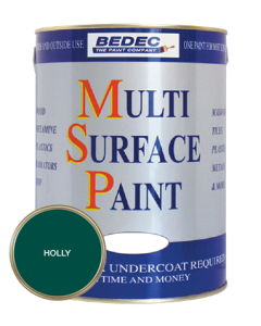 BEDEC MSP Multi Surface Paint (Soft Satin) Holly - 750ml