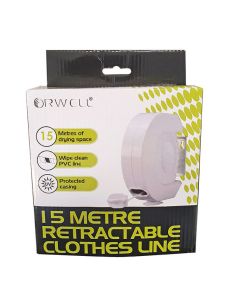 Orwell 6345 Single Line Retractable Clothes Line - 15M