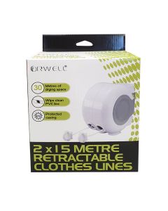 Orwell 6346 Twin Line Retractable Clothes Line - 30M