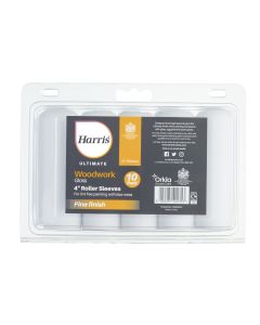 Harris Woodwork Gloss Ultimate Roller Sleeve - 100mm (4") Pack of 10