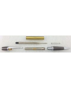 Charnwood (PENSCGM) Sienna Twist Pen Kit - Chrome & Gun Metal