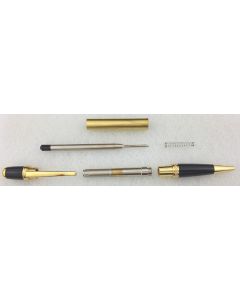 Charnwood (PENSGB) Sienna Twist Pen Kit - Gold & Black