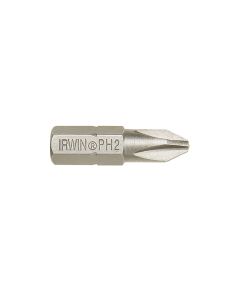 Irwin IRW10504387 Screwdriver Bits - Phillips PH1 x 25mm - Pack of 2