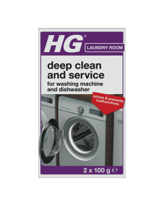 HG washing machine and dishwasher deep clean and service - 2 x 100g