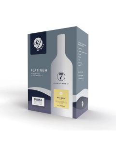 SG Wines Platinum Pinot Grigio Wine Making Kit - 30 Bottles