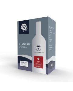 SG Wines Platinum Merlot Wine Making Kit - 30 Bottles