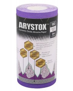 Axus Decor Arystox Ceramic Oxide Abrasive Paper - 5M - 180 Grit 