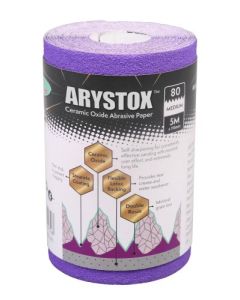 Axus Decor Arystox Ceramic Oxide Abrasive Paper - 5M - 80 Grit