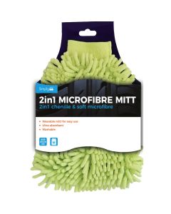 Simply CLE002 2-in-1 Microfibre Mitt