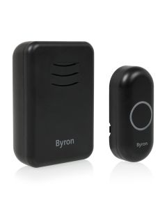 Byron DBY-22352BS Wireless Plug-In Doorbell Set - Black