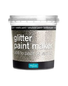 Polyvine Glitter Paint Maker Silver - 75g 