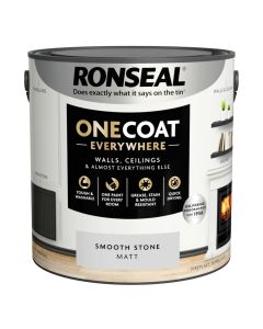 Ronseal One Coat Everywhere Matt Paint - Smooth Stone - 2.5L