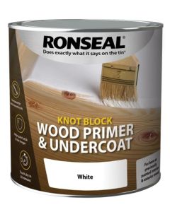 Ronseal Knot Block Wood Primer & Undercoat - 2.5L