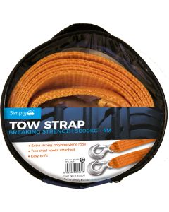 Simply TB5000 5000Kg Tow Strap - 4m