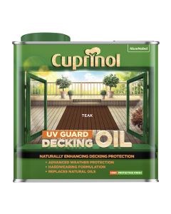 Cuprinol UV Guard Decking Oil - Teak - 2.5L