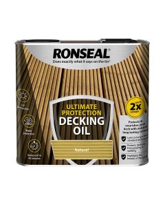 Ronseal Ultimate Protection Decking Oil - Natural - 2.5L