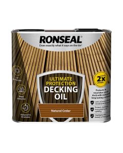 Ronseal Ultimate Protection Decking Oil - Natural Cedar - 2.5L