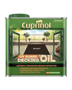 Cuprinol UV Guard Decking Oil - Walnut - 2.5L