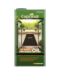 Cuprinol UV Guard Decking Oil - Walnut - 5L